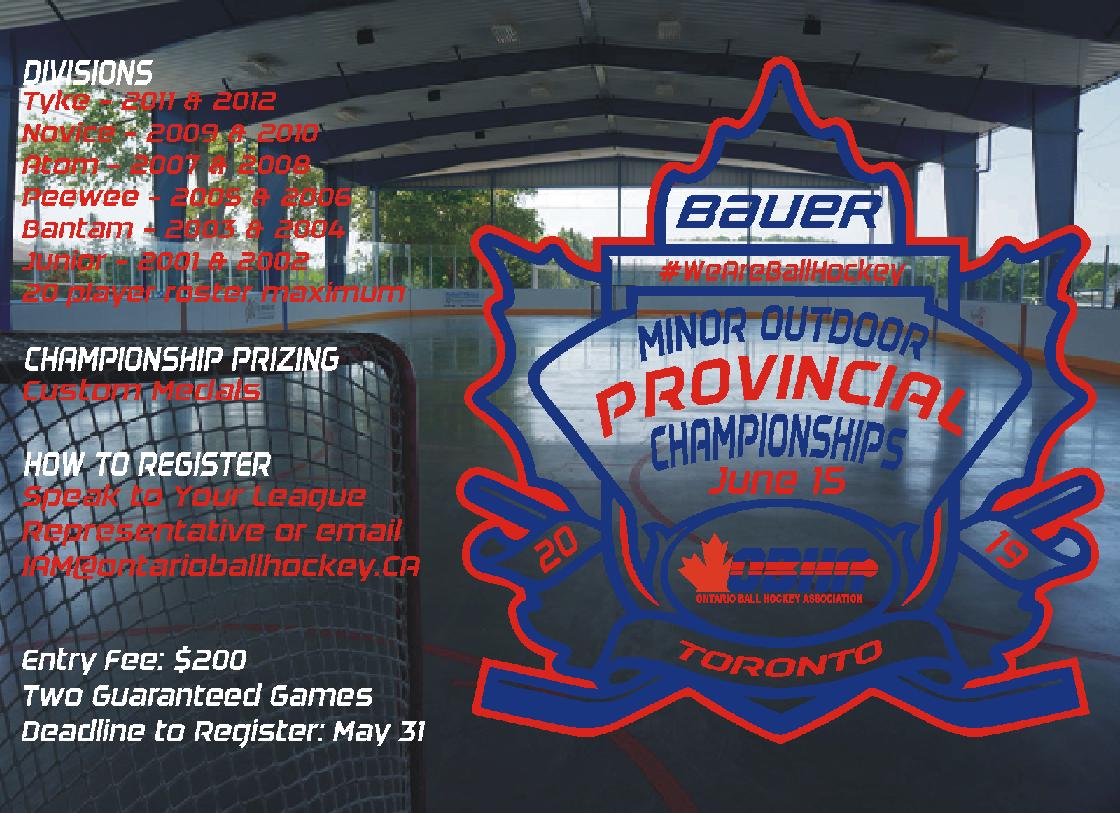 2019 Minor Outdoor Provincial Championships